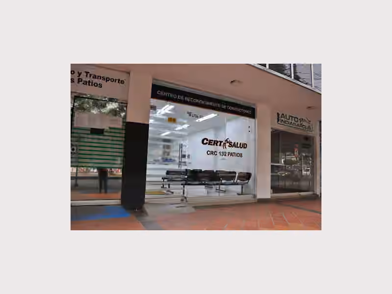 CENTRO DE RECONOCIMIENTO DE CONDUCTORES CRC 132 PATIOS